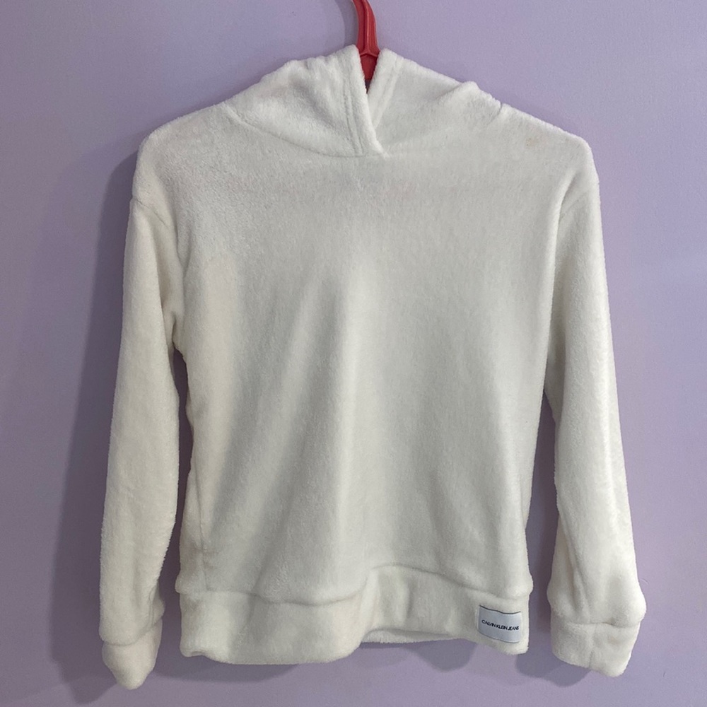 Calvin Klein hooded fleece sweatshirt size 10/12